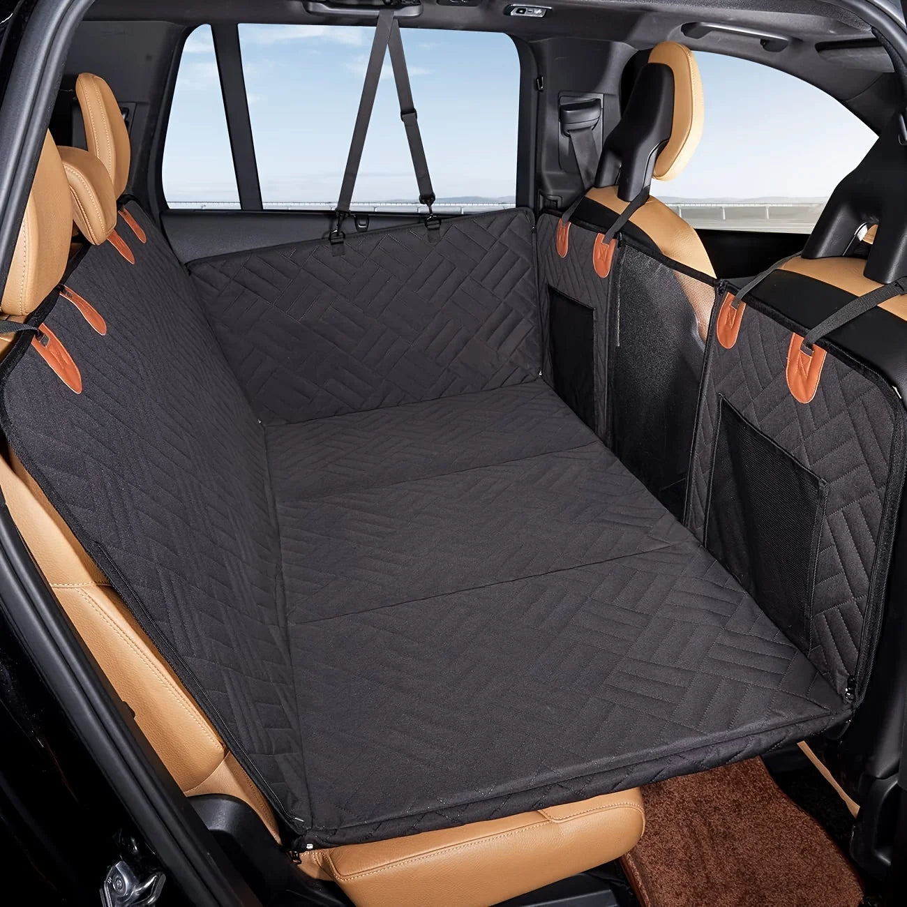 Waterproof Dog Car Seat Cover – Scratchproof & Non-Slip Back Seat Protector