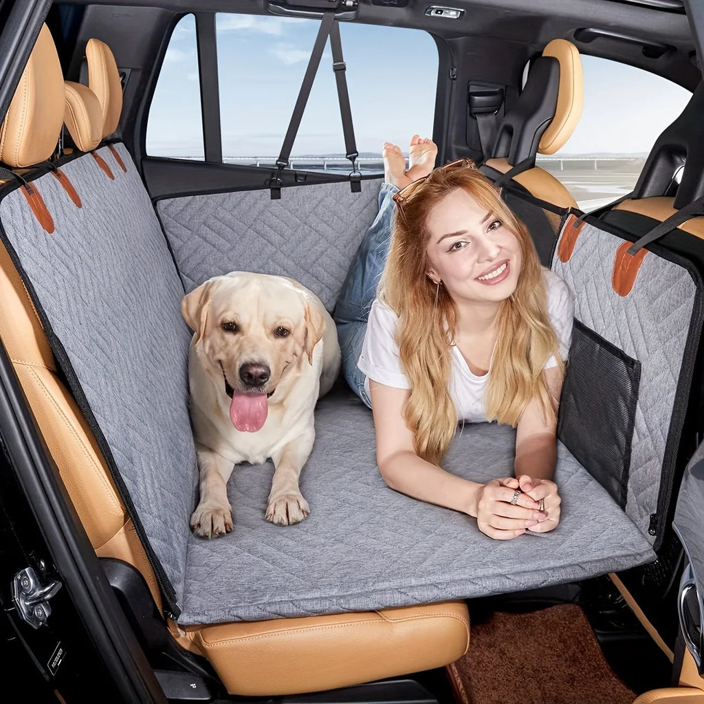 Waterproof Dog Car Seat Cover – Scratchproof & Non-Slip Back Seat Protector