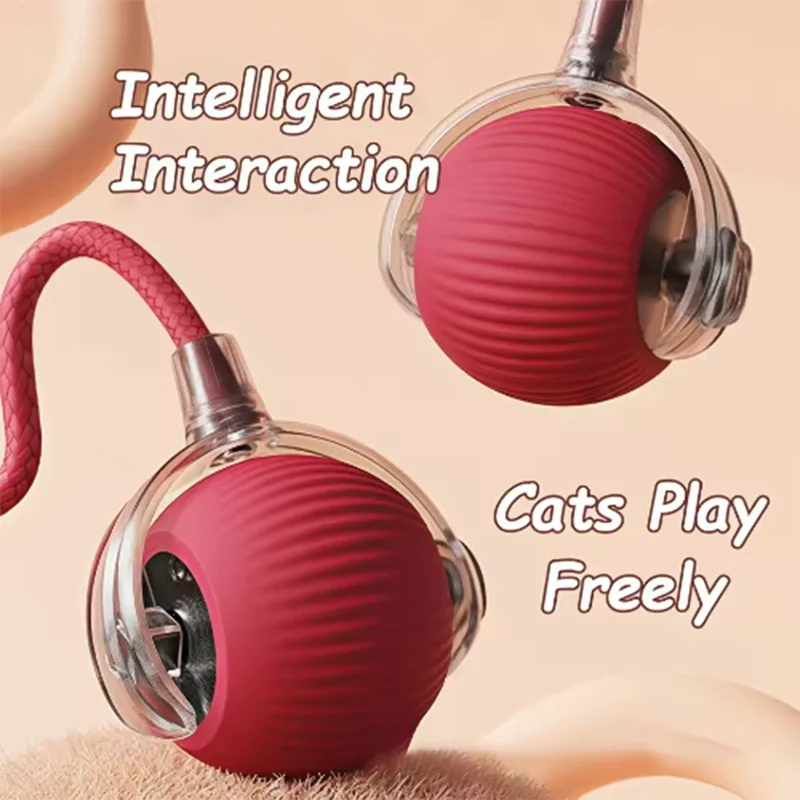 Interactive Automatic Cat Toy Ball & Teaser